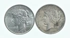 1923 & 1922-D Peace Silver Dollar $1 Bullion Collection Lot *183