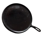 HTF Wagner Ware Sidney -0- Stylized Logo 1110 C #10 Cast Iron Round GRIDDLE Flat