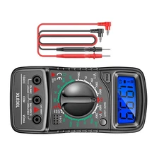 Voltmètre multimètre numérique multifonctions Ammètre Ohmmeter Volt AC DC Testeur