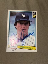 In Person On Card Auto 1982 Donruss Bobby Murcer 