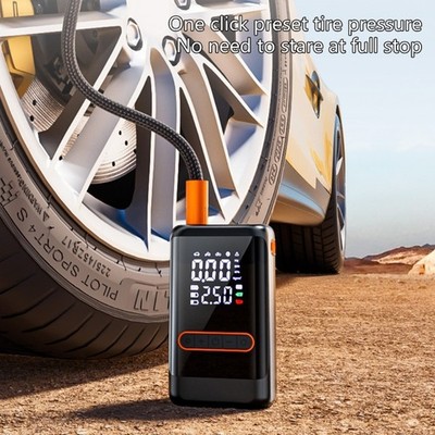 Easy Carry Electric Air Pumps Small Digital Tire Inflator ABS for Car & Bikes