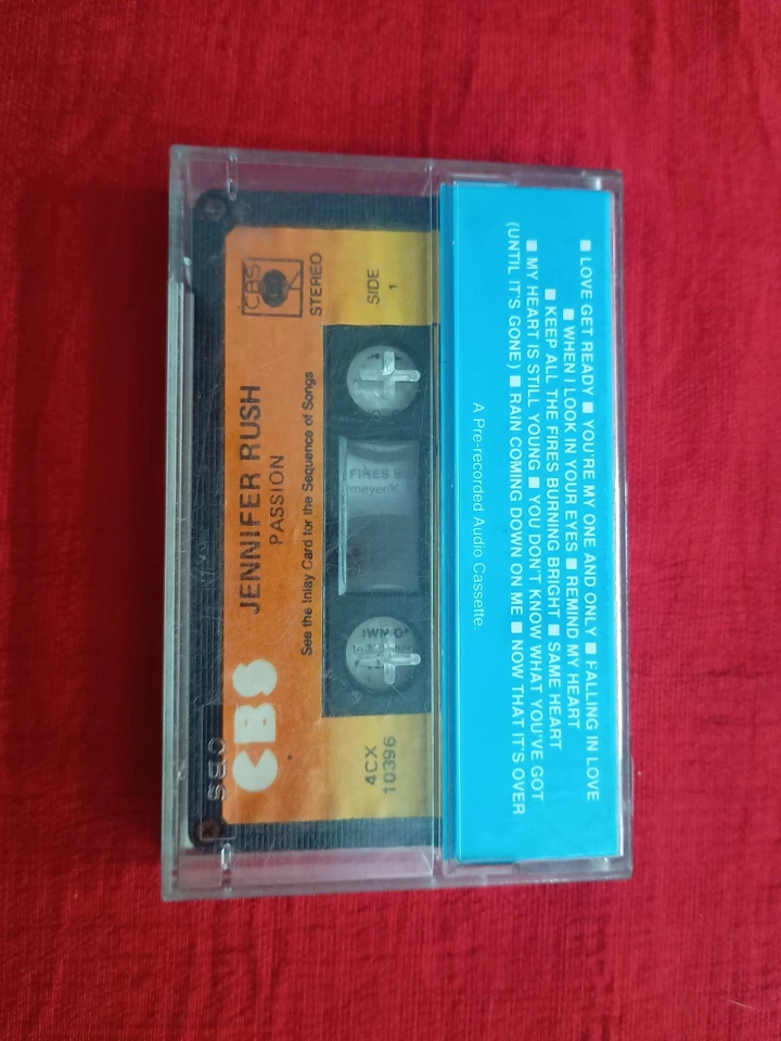 Jennifer Rush Passion RARE orig Cassette tape INDIA indian Cbs - Image 3 of 4
