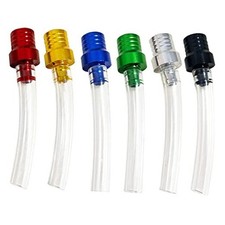 6 Pcs Gas Cap Vent Tube - Fuel Gas Tank Cap Breather Vent - Transparent Colors