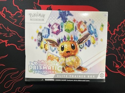 Pokemon TCG Prismatic Evolutions Elite Trainer Box Factory Sealed