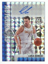 Luka Doncic 2020-21 Panini Mosaic Basketball Autograph Card #AM-LUK 