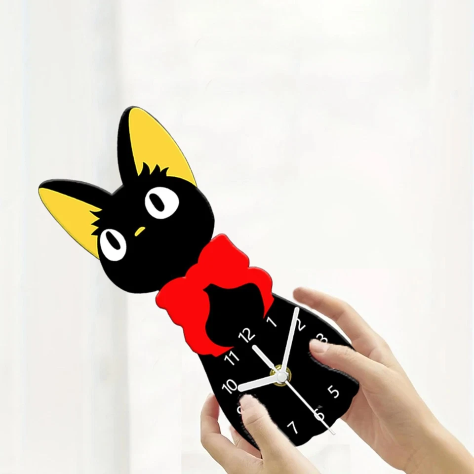 Creative Cat Table Clock Ornament Decoration - Image 4 of 4