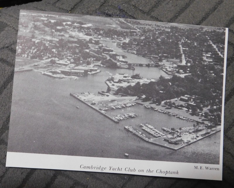 Cambridge Yacht Club / Choptank River Maryland / M.E. Warren -- book clipping