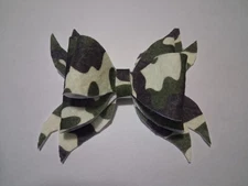 Girls, Classic Double Stacked Banquet  Hair Bow Clips Hair Accessories