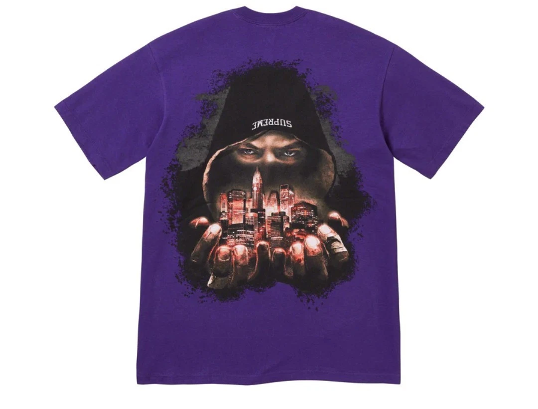 Supreme Fighter Tee VioletSupreme Fighter T shirt Violet