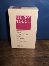 Avon Ultra Touch Night Time Nail Defense Revitalizing Complex Vintage 1987