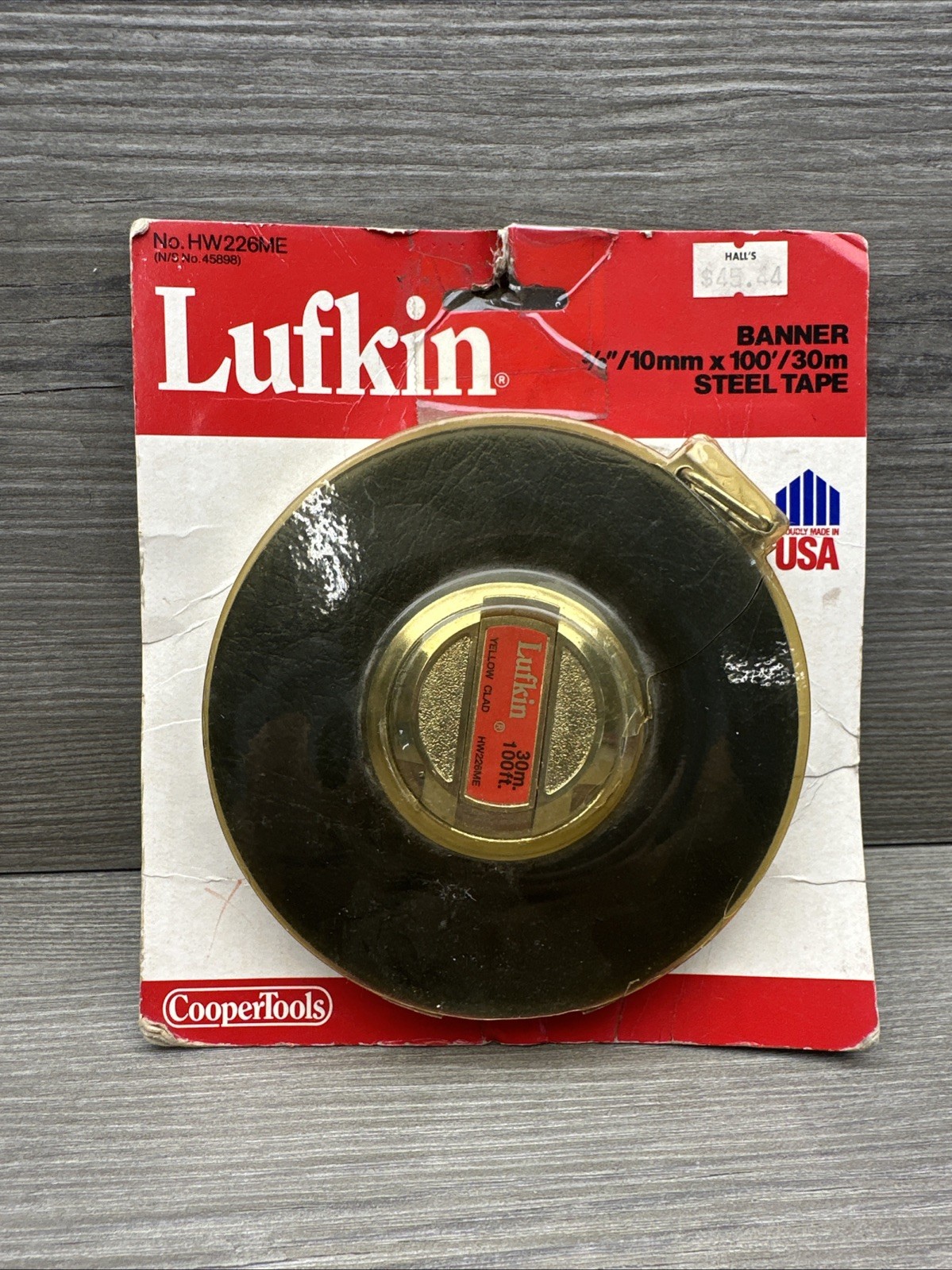 Lufkin HW226ME 100 Ft Engineer's Tape Measure, Yellow Clad 3