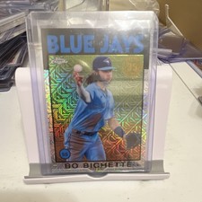 Topps 2021 Bo Bichette Silver Pack 1986 Chrome Insert #86TC-9 Blue Jays Card