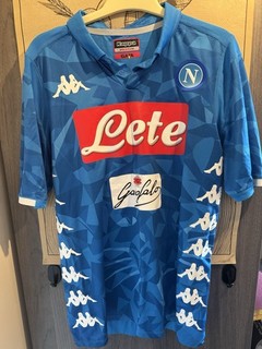 Napoli Home 25 26 Football Shirt Kit Size Medium Kappa