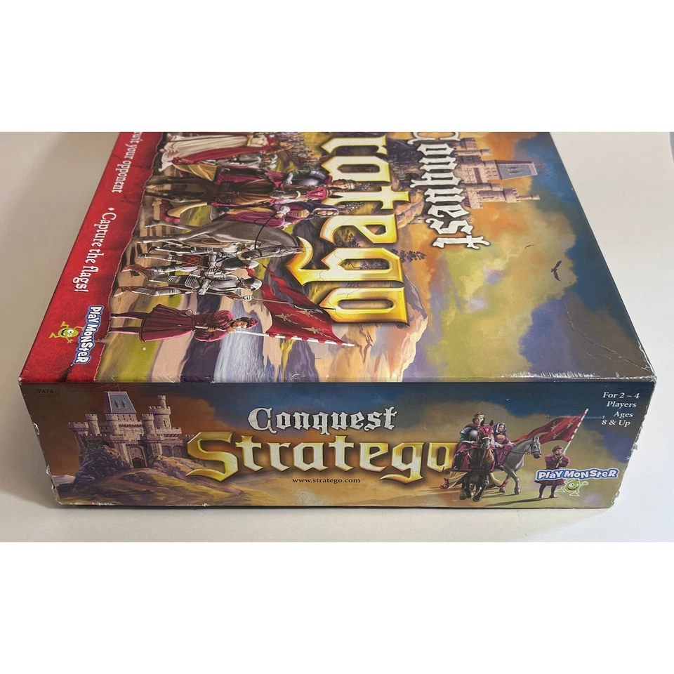 Conquest Stratego Game 2016 PlayMonster 100% Complete Find Allies Capture Flags - Image 4 of 4