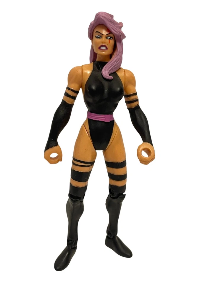Lote de figuras de 5" ToyBiz X-MEN/X-FORCE de la década de 1990 Wolverine, Psylocke, Quark y Domino Foto 4 de 4