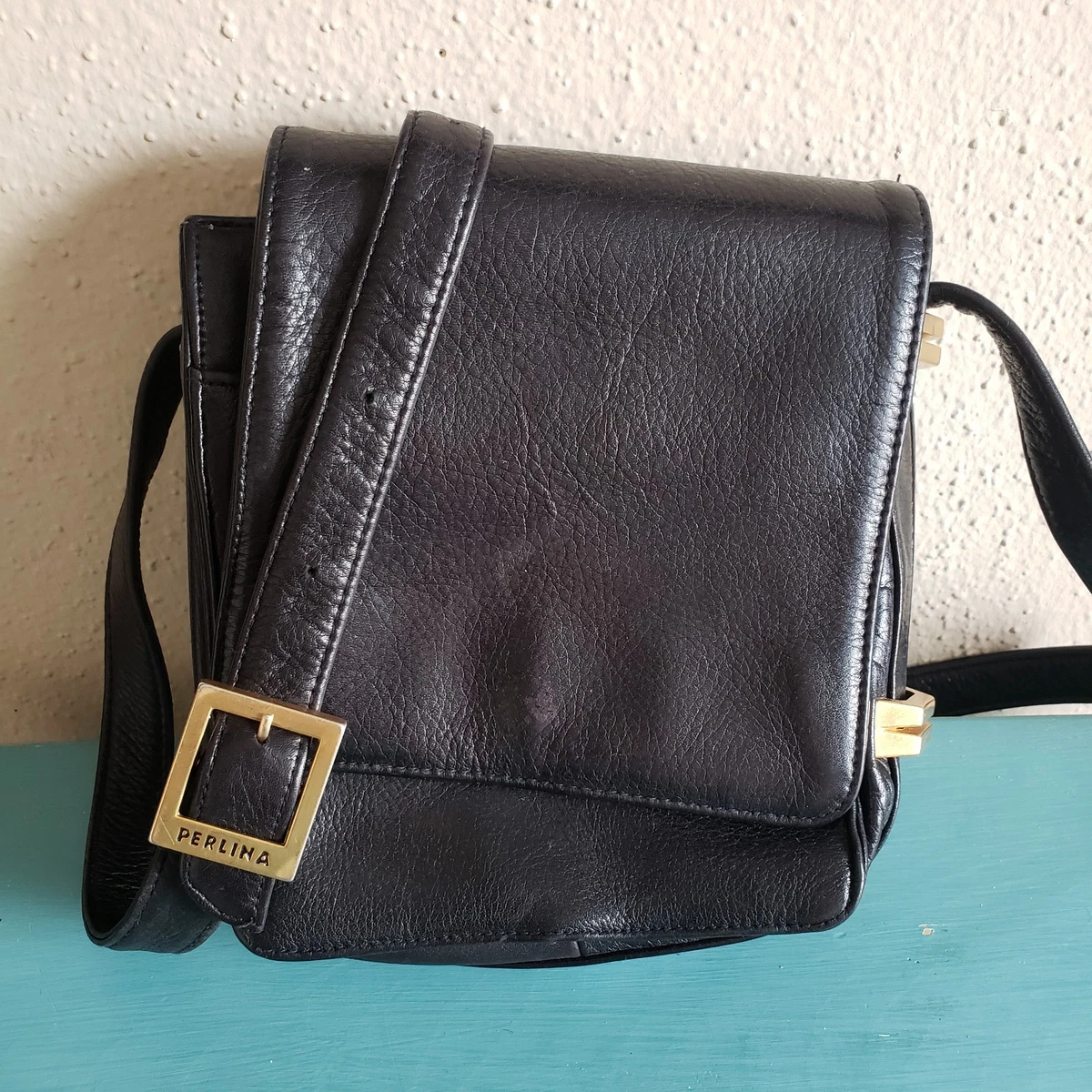 Perlina Sling Backpack Women OS Dark Brown Good Leather Teardrop Gold purse Lexi Teardrop Backpack main image 3