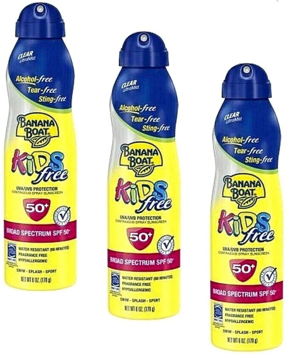 Banana Boat Kids SPF 50+ Broad Spectrum Continuous Spray Sunscreen 6 oz