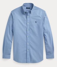 Polo Ralph Lauren Men's Classic Fit Oxford Shirt Long Sleeve Button Down Blue 17