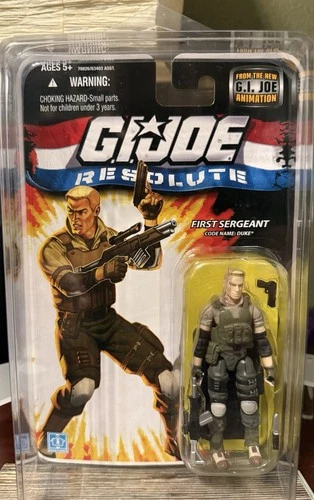 GI Joe 2008 Duke from the Resolute Series with Star ⭐️ Case MOC