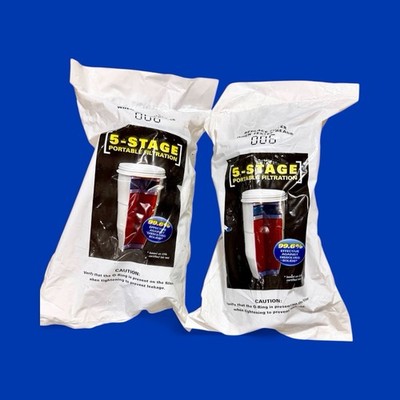 Lot 2 ZeroWater Zero Water 5 Stage Pitcher Replacement Filters ZR-017