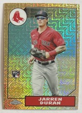 Jarren Duran 2022 Topps Silver Pack 1987 35th Anniversary RC T87C-81 Red Sox ESE