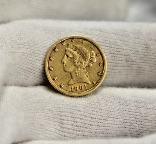 1901 Liberty Head Gold — photo from the most recent tracked eBay sale