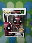 Funko Pop Deadpool Holiday Christmas #400 Candy Cane Pop Marvel, Damaged Box