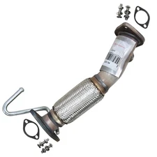 Stainless Steel Front Flex Exhaust Pipe w/ Bolts fits: 2011-2016 Elantra 1.8L