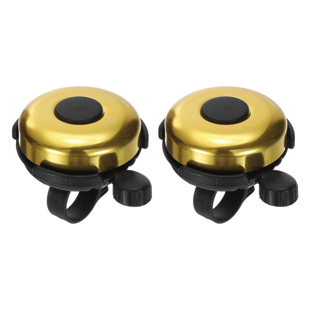 Bicycle Bell 2-Pack Aluminium Loud Clear Sound Classic – Gold