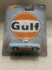 New 2021 Hot Wheels Car Culture GULF '83 Chevy Silverado P1