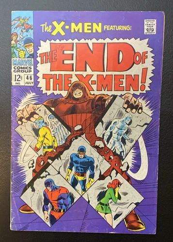 X-Men #46 (1968) Marvel Comics | End of the X-Men | Silver Age | Juggernaut