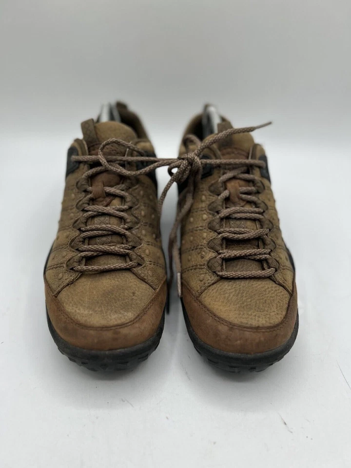 MX Wolverine Athletic Shoes Women's Sz 8E Brown Leather Lace Up Round Toe - Image 2 of 4