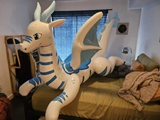 IW Inflatable World Mini FyaRyuu Ride On Gray Shiny Smaller Version NIB