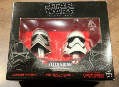 ** STAR WARS Titanium Series #2 (Captain Phasma & Stormtrooper) ** NEW!!