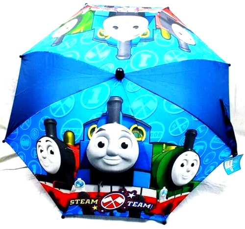 Kid's Unisex 27" Blue Thomas the Train Steam Team licensed Umbrella!Brand New! - Picture 1 of 2