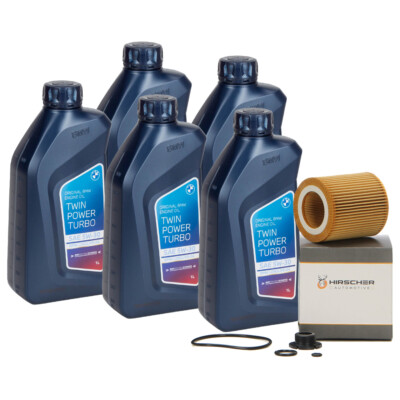 5L ORIGINAL 5W30 LL-04 + HIRSCHER Ölfilter für BMW F20/21 F30-34 F10 X1 X3 N20