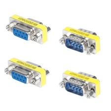 Rs232 Serial Cable 9 Pin DB9 Female to Female/Male to Male Gender Changer Cou...