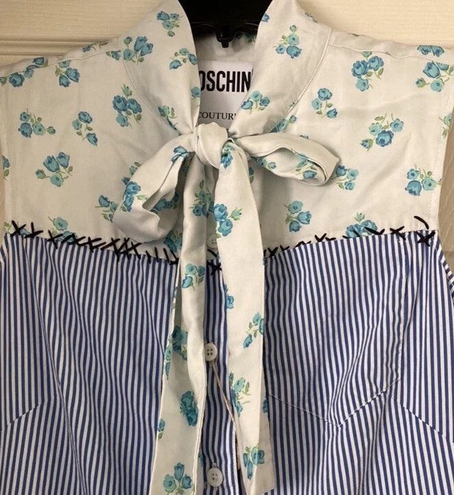 Abito jacquard Moschino Couture taglia 38 al dettaglio $1495