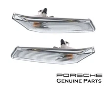 Genuine Porsche 987 Cayman Boxster Clear Euro Side Marker Light Set