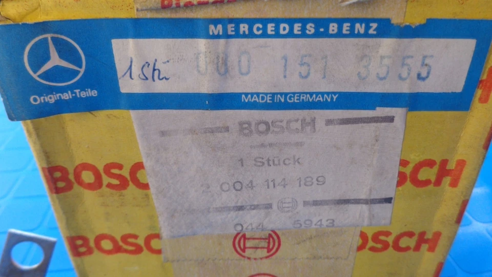 Bobina de campo de arranque Mercedes Benz 300GD 240GD 300TD OM615 OM616 OM617 0001513555  Foto 4 de 4
