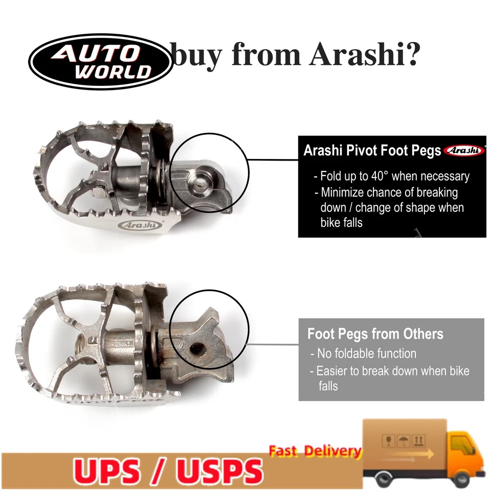 Передние подножки для BMW F700GS 2012-2017 F800GS 2008-2018 2016 2015 2014 13 - Изображение 2 из 4