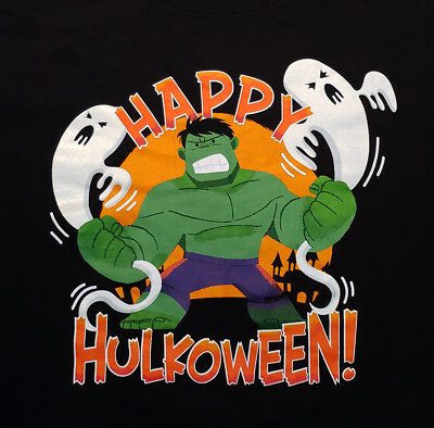 DISNEY x MARVEL Happy Hulkoween Shirt M Hulk Halloween Spooky