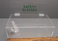EYEWEAR Acrylic Safety Glasses holder/wall mount/counter top/ NIB/X0023B4047