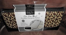 Baby Sac On The Go Portable Changing Station Animal Print/Black NEW