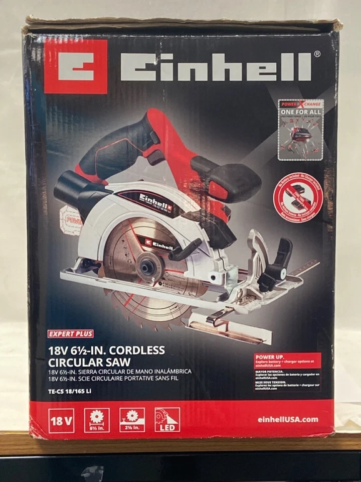 Einhell TE-CS Power X-Change 18-Volt Cordless 6-1/2 Inch 4,200-RPM C (TDW035143) - Image 4 of 4
