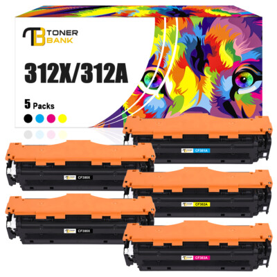 Toner für HP 312X 312A CF380X - CF383A LaserJet Pro MFP M476 DW M476 NW M476 D