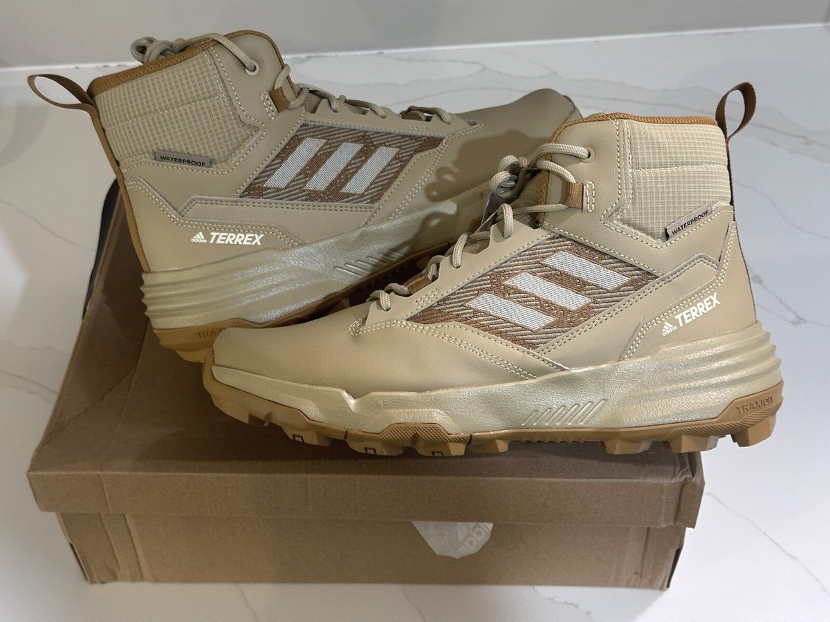 ★人気★【Adidas】★TERREX UNITY LEATHER MID★25-29cm★BEIGE Amazon.com | adidas Men's Unity Leather Mid RAIN.RDY Walking