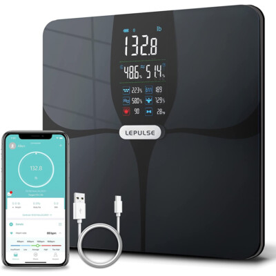 Rechargeable Body Scale BMI Heart Rate Heart Index Measurement for Carpet use