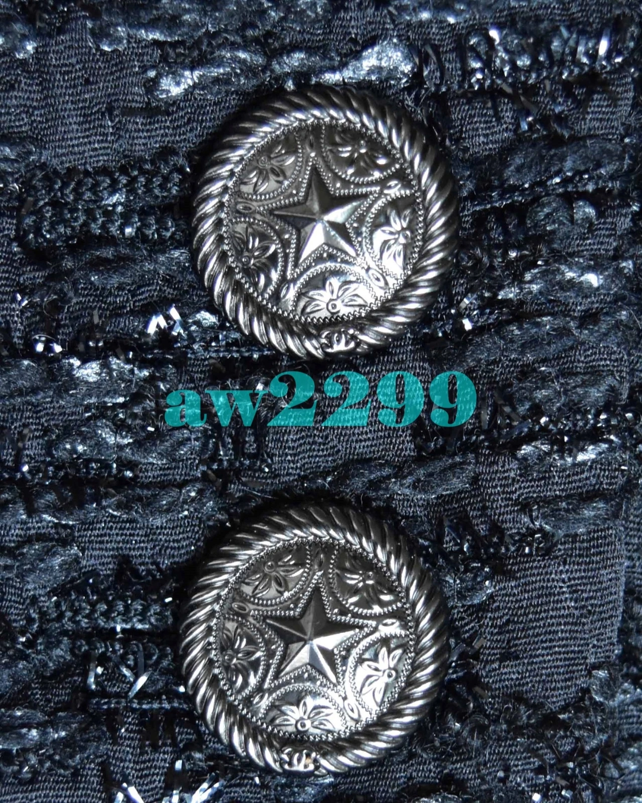 GIACCA CHANEL 14A 2014 PARIS DALLAS BORCHIE INTRECCIATA RARA IN TWEED 40 38 NUOVA