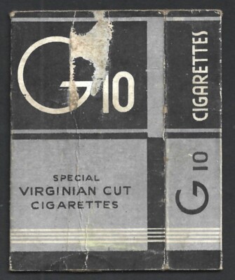 1 packet cigarette price BL vintage empty cigarette packet G10